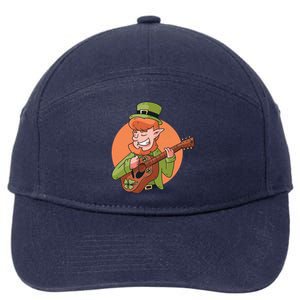 Leprechaun Guitarist 7-Panel Snapback Hat