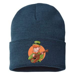 Leprechaun Guitarist Sustainable Knit Beanie