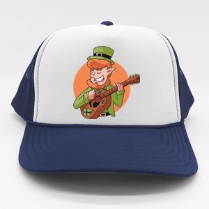 Leprechaun Guitarist Trucker Hat