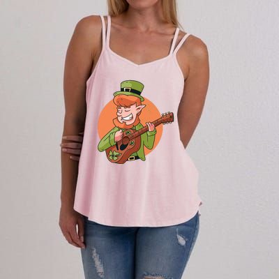 Leprechaun Guitarist Women's Strappy Tank