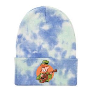 Leprechaun Guitarist Tie Dye 12in Knit Beanie