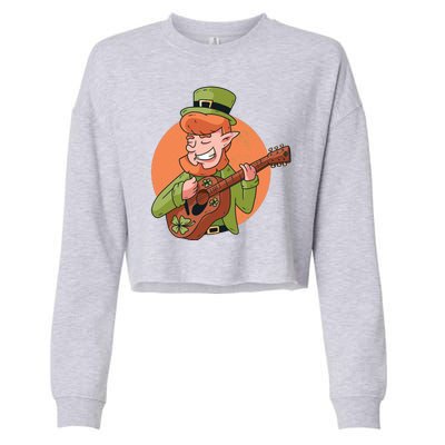 Leprechaun Guitarist Cropped Pullover Crew