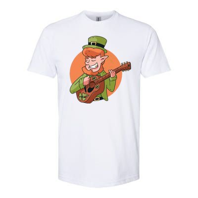 Leprechaun Guitarist Softstyle® CVC T-Shirt