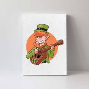 Leprechaun Guitarist Canvas