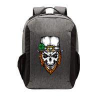 Leprechaun Irish Skull Skeleton Ginger Beard St. Patrick's Day Vector Backpack