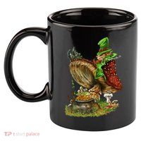 Leprechaun Mushroom 11oz C Handle Ceramic Mug
