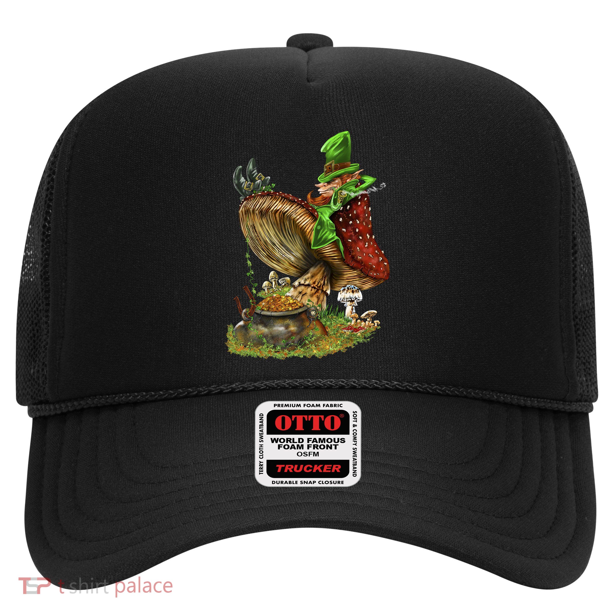 Leprechaun Mushroom Trucker Hat