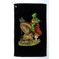 Leprechaun Mushroom Golf Towel