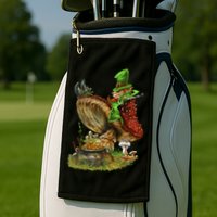 Leprechaun Mushroom Golf Towel