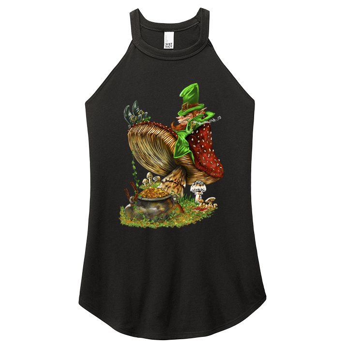 Leprechaun Mushroom Women's Perfect Tri Rocker Tank