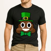 Leprechaun Poop Emoji Smiley Funny St. Patrick's Day Cooling Performance Crew T-Shirt