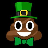 Leprechaun Poop Emoji Smiley Funny St. Patrick's Day 16 in Basic Backpack