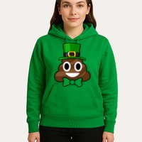 Leprechaun Poop Emoji Smiley Funny St. Patrick's Day Hoodie