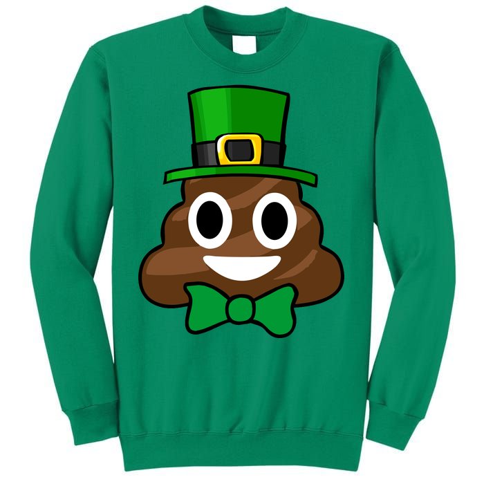 Leprechaun Poop Emoji Smiley Funny St. Patrick's Day Sweatshirt