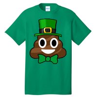 Leprechaun Poop Emoji Smiley Funny St. Patrick's Day Tall T-Shirt