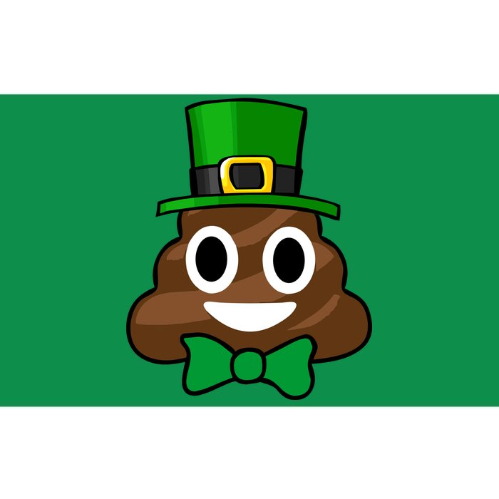 Leprechaun Poop Emoji Smiley Funny St. Patrick's Day Bumper Sticker