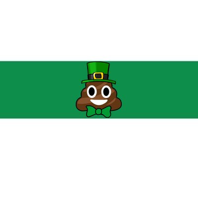 Leprechaun Poop Emoji Smiley Funny St. Patrick's Day Bumper Sticker