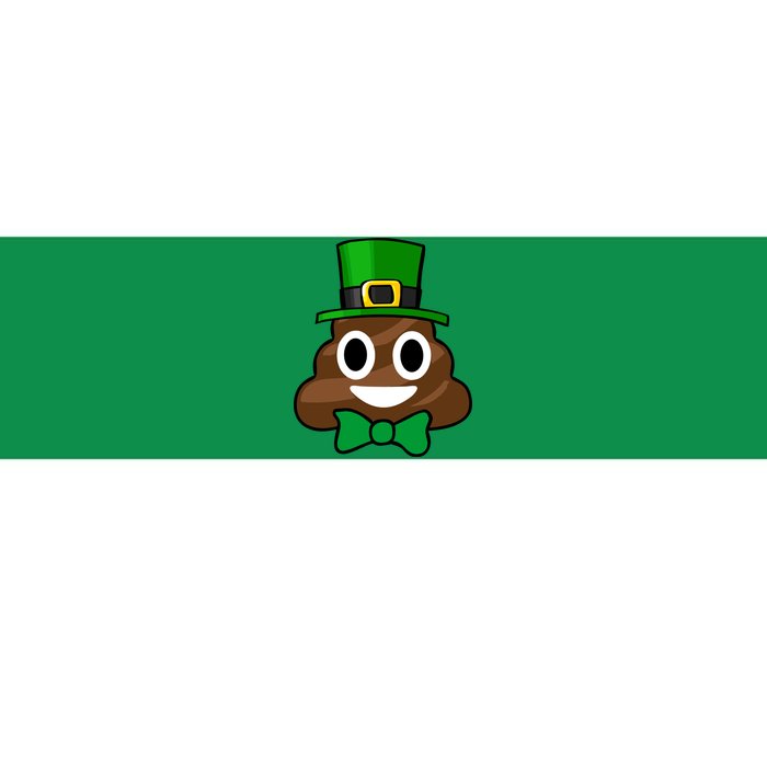 Leprechaun Poop Emoji Smiley Funny St. Patrick's Day Bumper Sticker