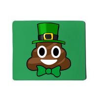 Leprechaun Poop Emoji Smiley Funny St. Patrick's Day Mousepad