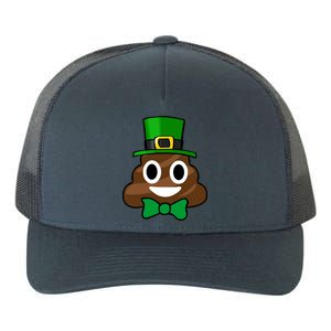 Leprechaun Poop Emoji Smiley Funny St. Patrick's Day Yupoong Adult 5-Panel Trucker Hat