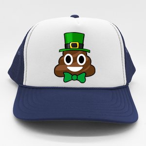 Leprechaun Poop Emoji Smiley Funny St. Patrick's Day Trucker Hat