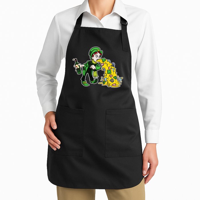 Leprechaun Puking St. Patrick's Day Drinking Apron