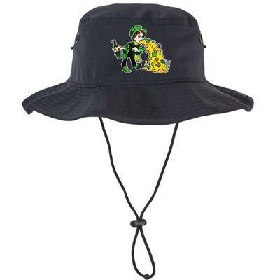 Leprechaun Puking St. Patrick's Day Drinking Bucket Hat