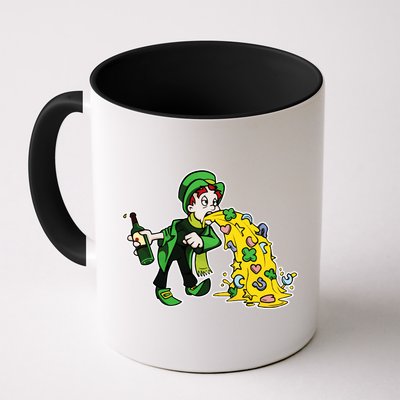 Leprechaun Puking St. Patrick's Day Drinking Mug