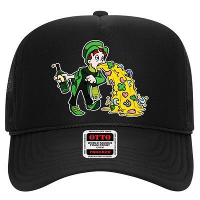 Leprechaun Puking St. Patrick's Day Drinking Trucker Hat