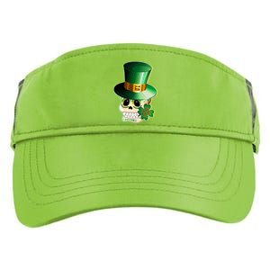 Leprechaun Sugar Irish Skull Adult Drive Performance Visor