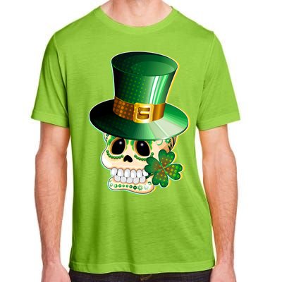 Leprechaun Sugar Irish Skull Adult ChromaSoft Performance T-Shirt