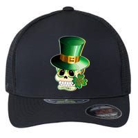 Leprechaun Sugar Irish Skull Flexfit Unipanel Trucker Cap