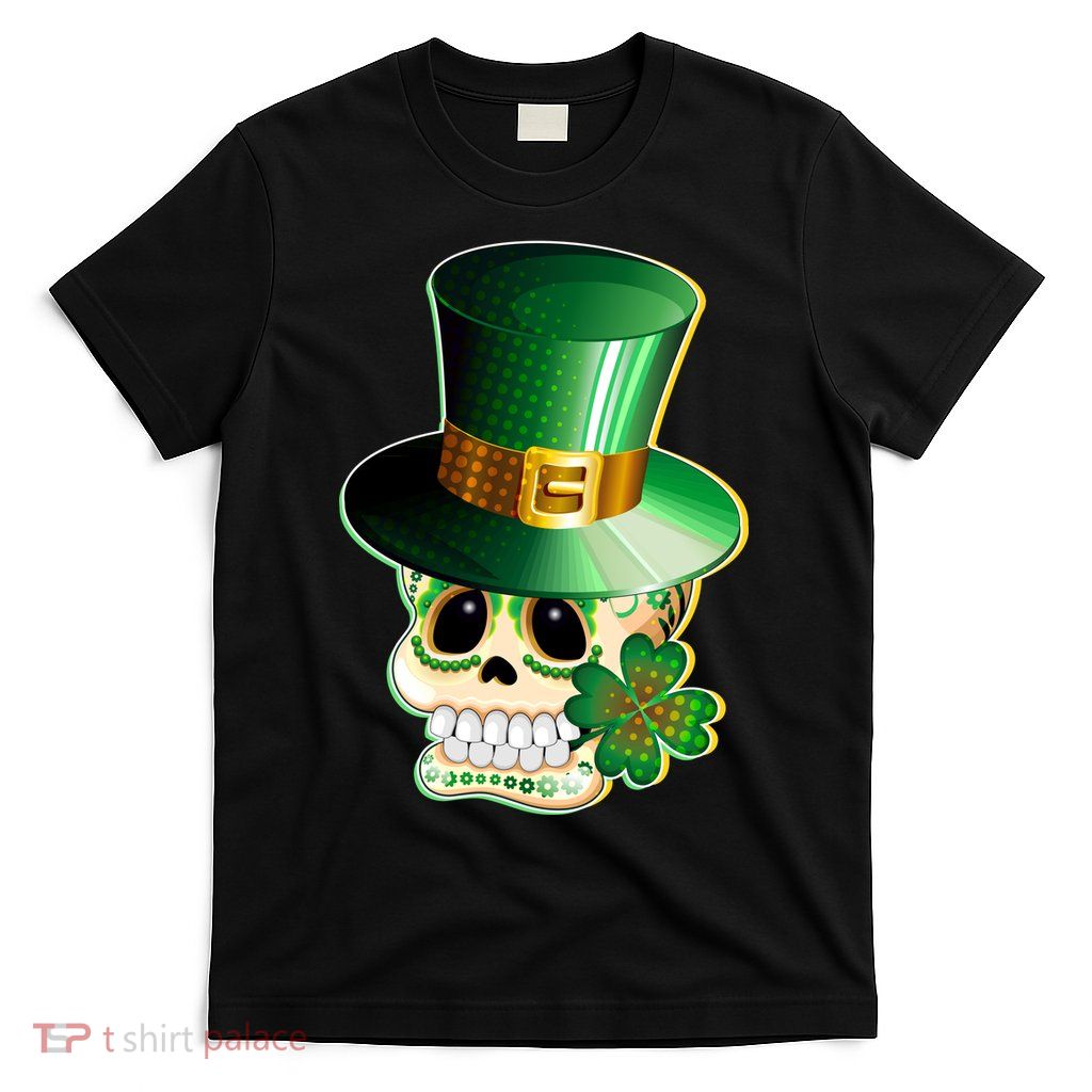 Leprechaun Sugar Irish Skull T-Shirt