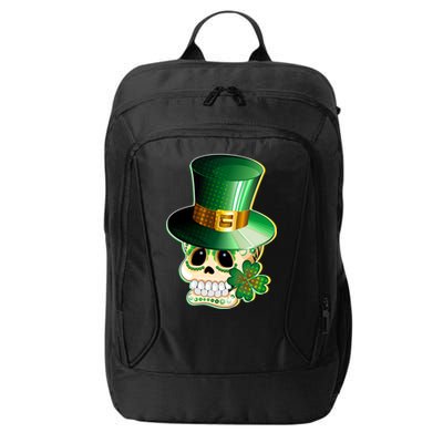 Leprechaun Sugar Irish Skull City Backpack