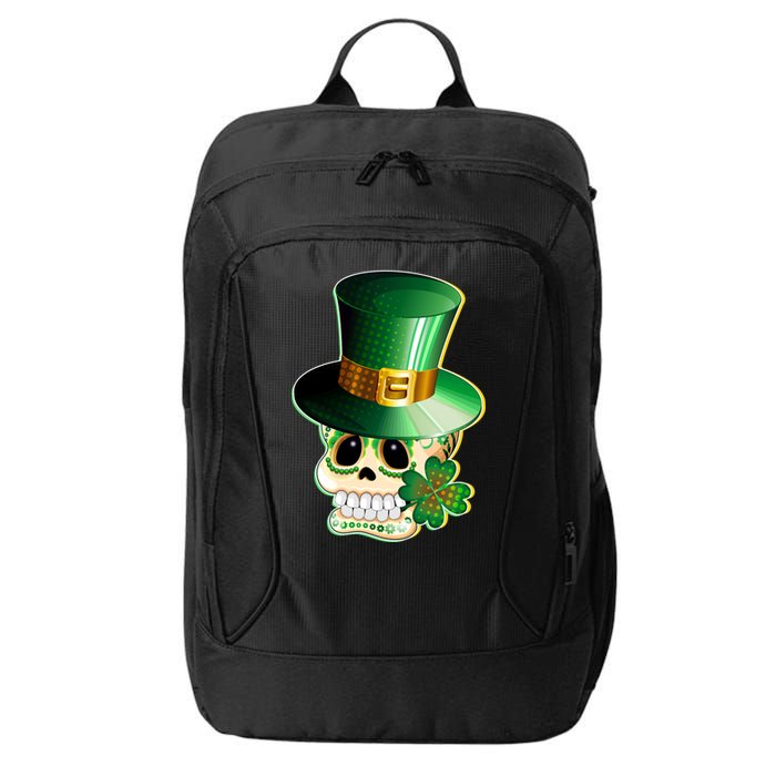Leprechaun Sugar Irish Skull City Backpack