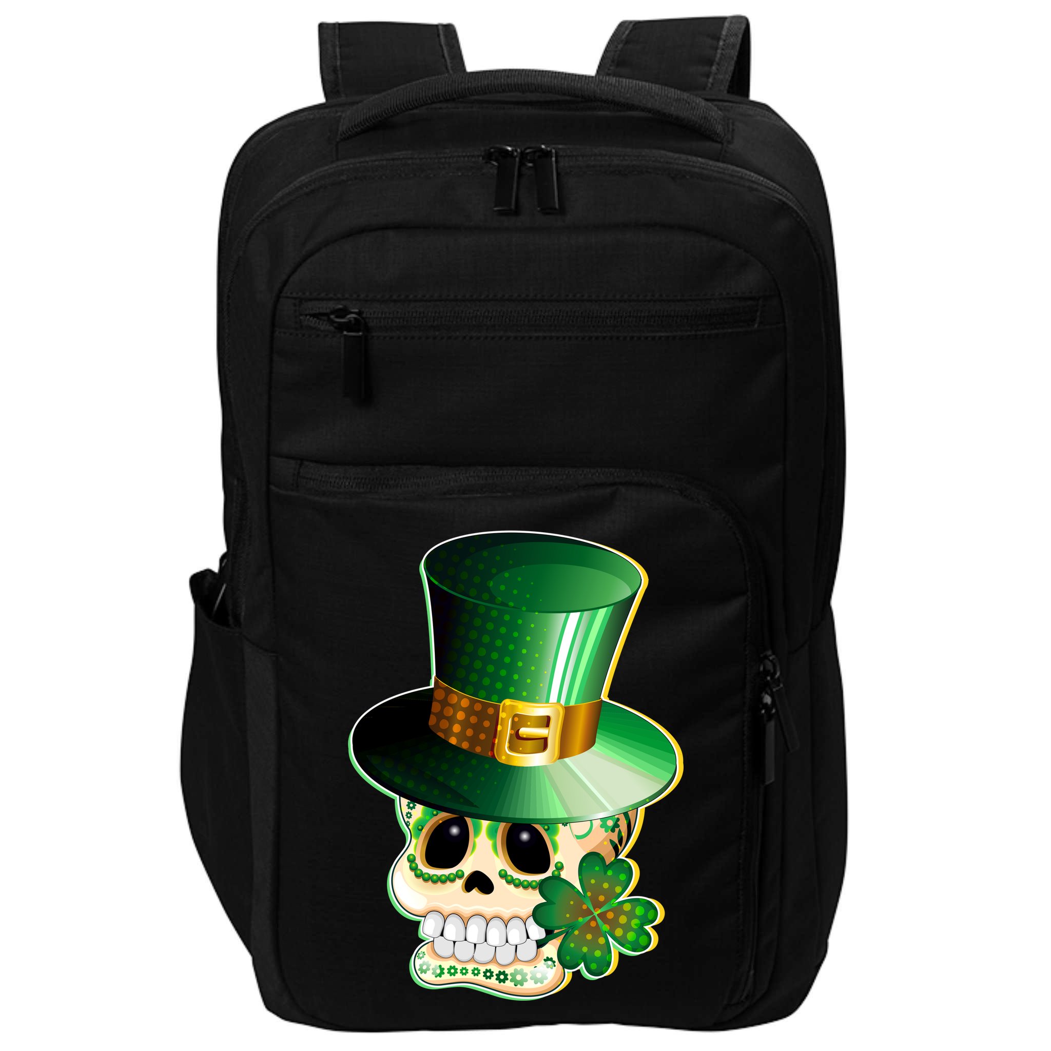 Leprechaun Sugar Irish Skull Impact Tech Backpack