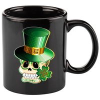 Leprechaun Sugar Irish Skull 11oz C Handle Ceramic Mug