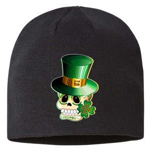 Leprechaun Sugar Irish Skull Sustainable Beanie