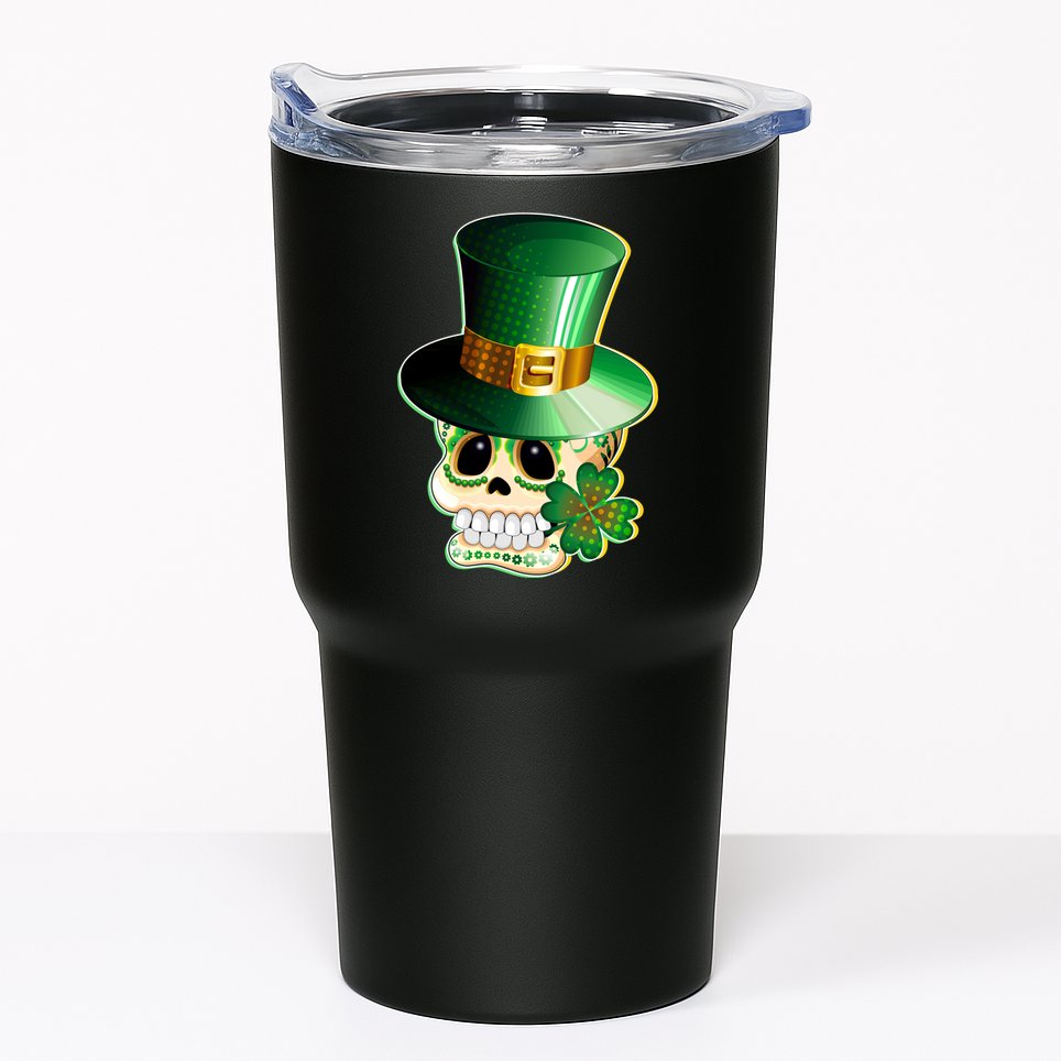 Leprechaun Sugar Irish Skull Tumbler
