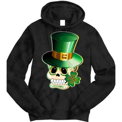 Leprechaun Sugar Irish Skull Tie Dye Hoodie