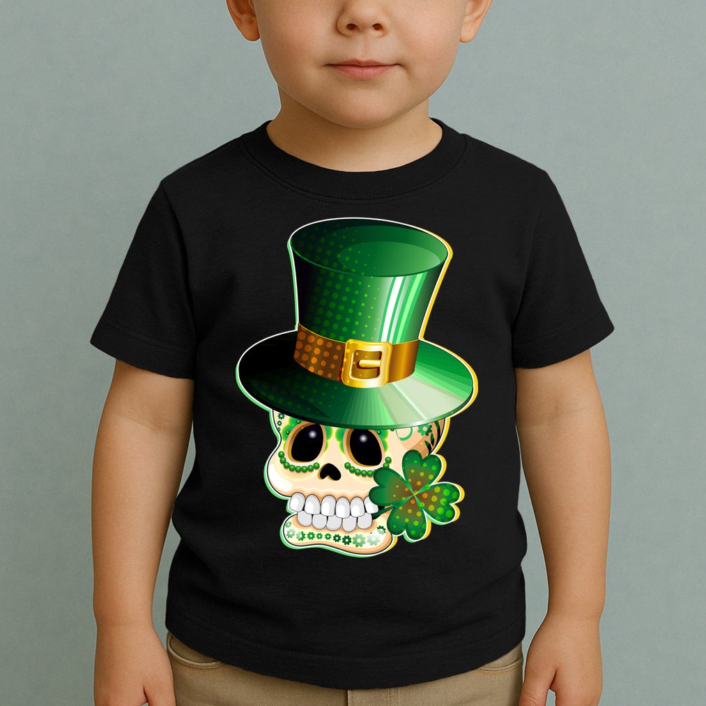 Leprechaun Sugar Irish Skull Toddler T-Shirt