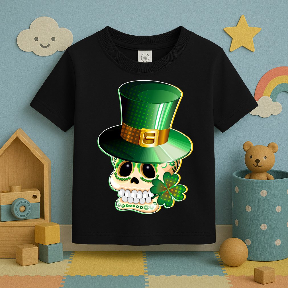 Leprechaun Sugar Irish Skull Toddler T-Shirt