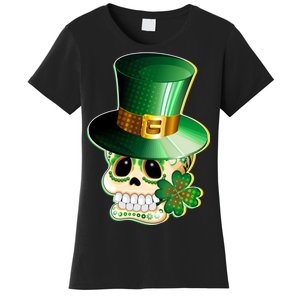 Leprechaun Sugar Irish Skull Women's T-Shirt