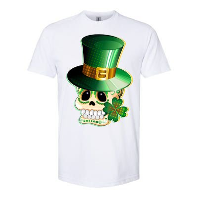 Leprechaun Sugar Irish Skull Softstyle CVC T-Shirt