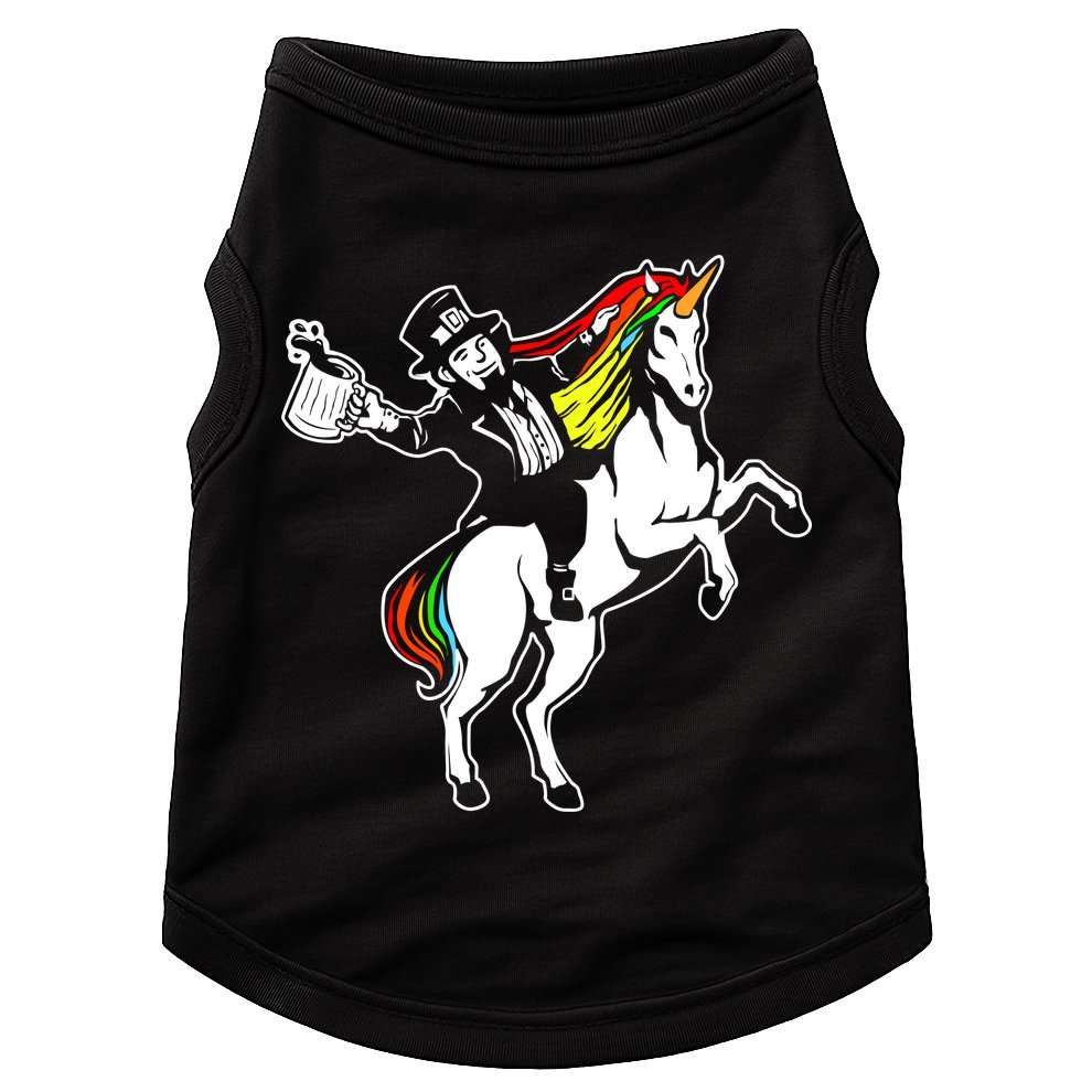 Leprechaun Unicorn St. Patrick's Day Doggie Tank