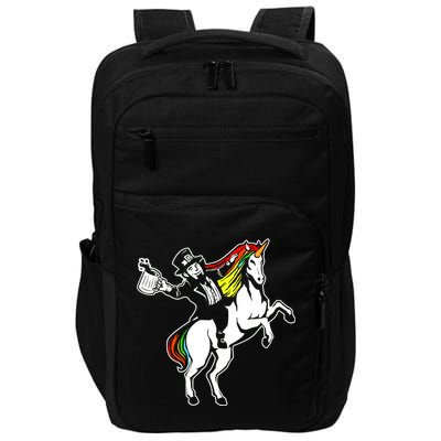 Leprechaun Unicorn St. Patrick's Day Impact Tech Backpack