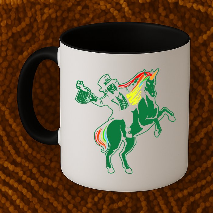 Leprechaun Unicorn St. Patrick's Day Mug
