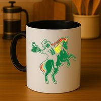 Leprechaun Unicorn St. Patrick's Day Mug
