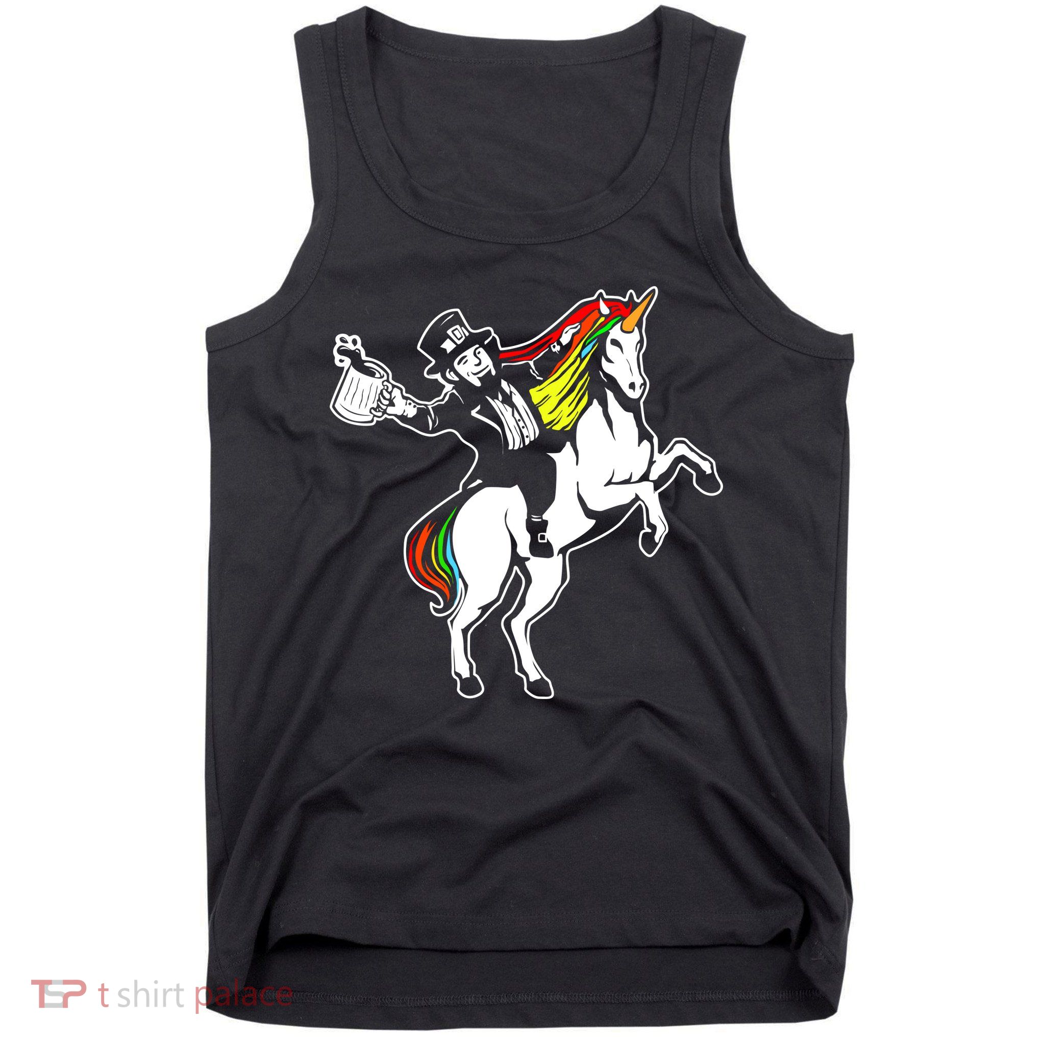 Leprechaun Unicorn St. Patrick's Day Tank Top
