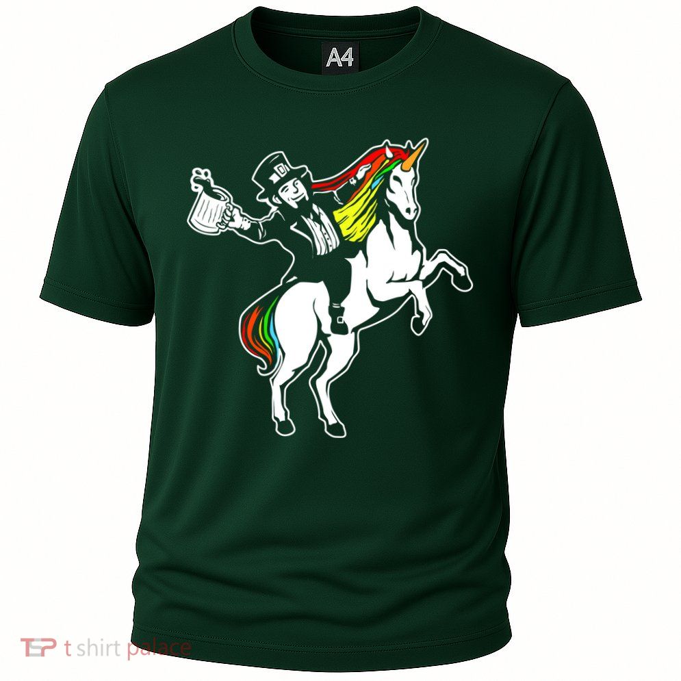 Leprechaun Unicorn St. Patrick's Day Performance Shirt